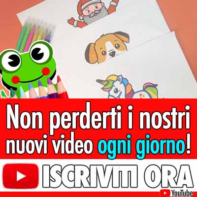 Banner Iscriviti Ora - Canale Youtube Disegni da Colorare