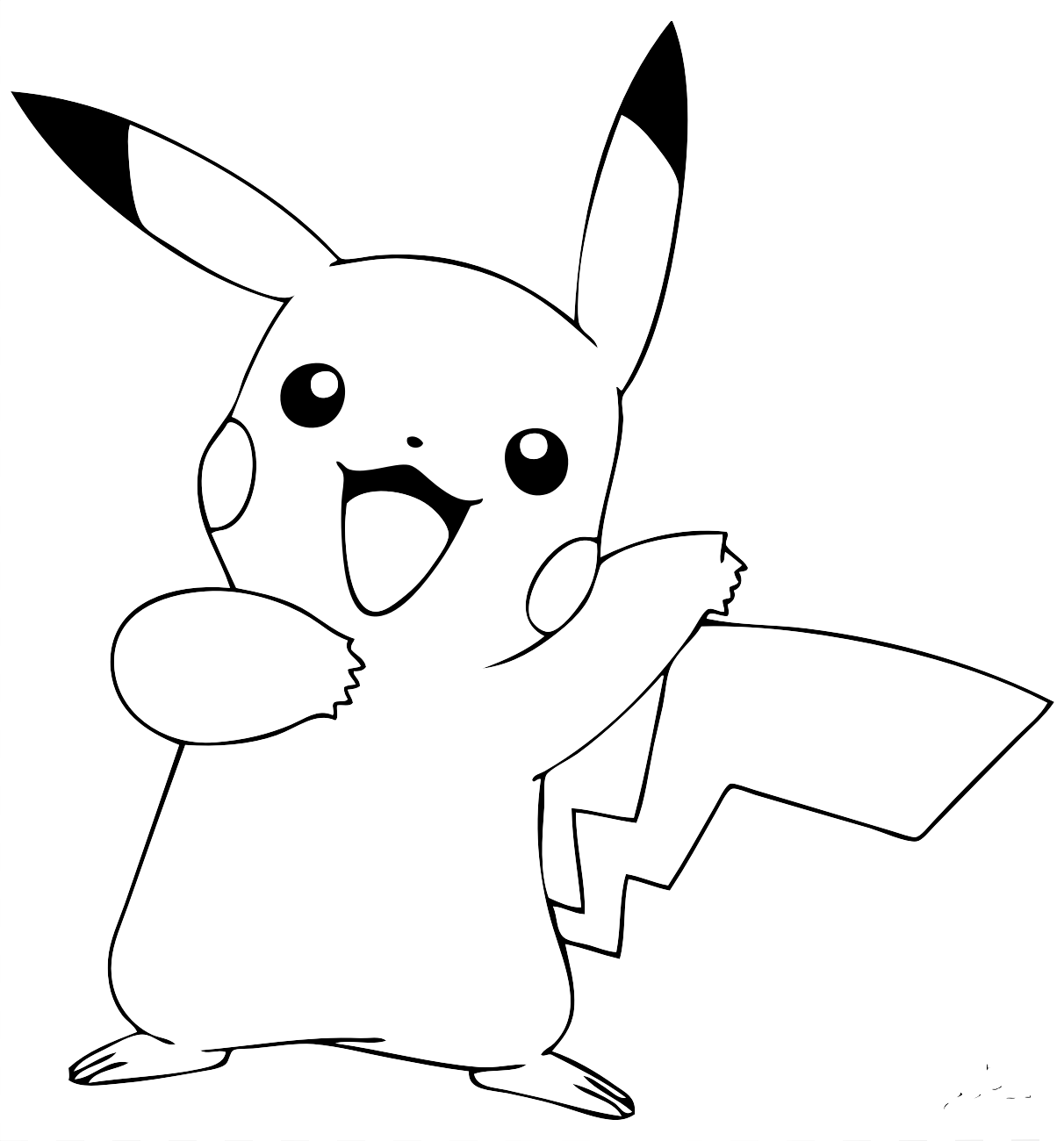 Pikachu Disegni Pokemon Da Colorare Immagini